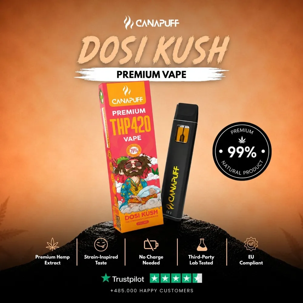 THP420 vape Dosi Kush 79% 1 ml
