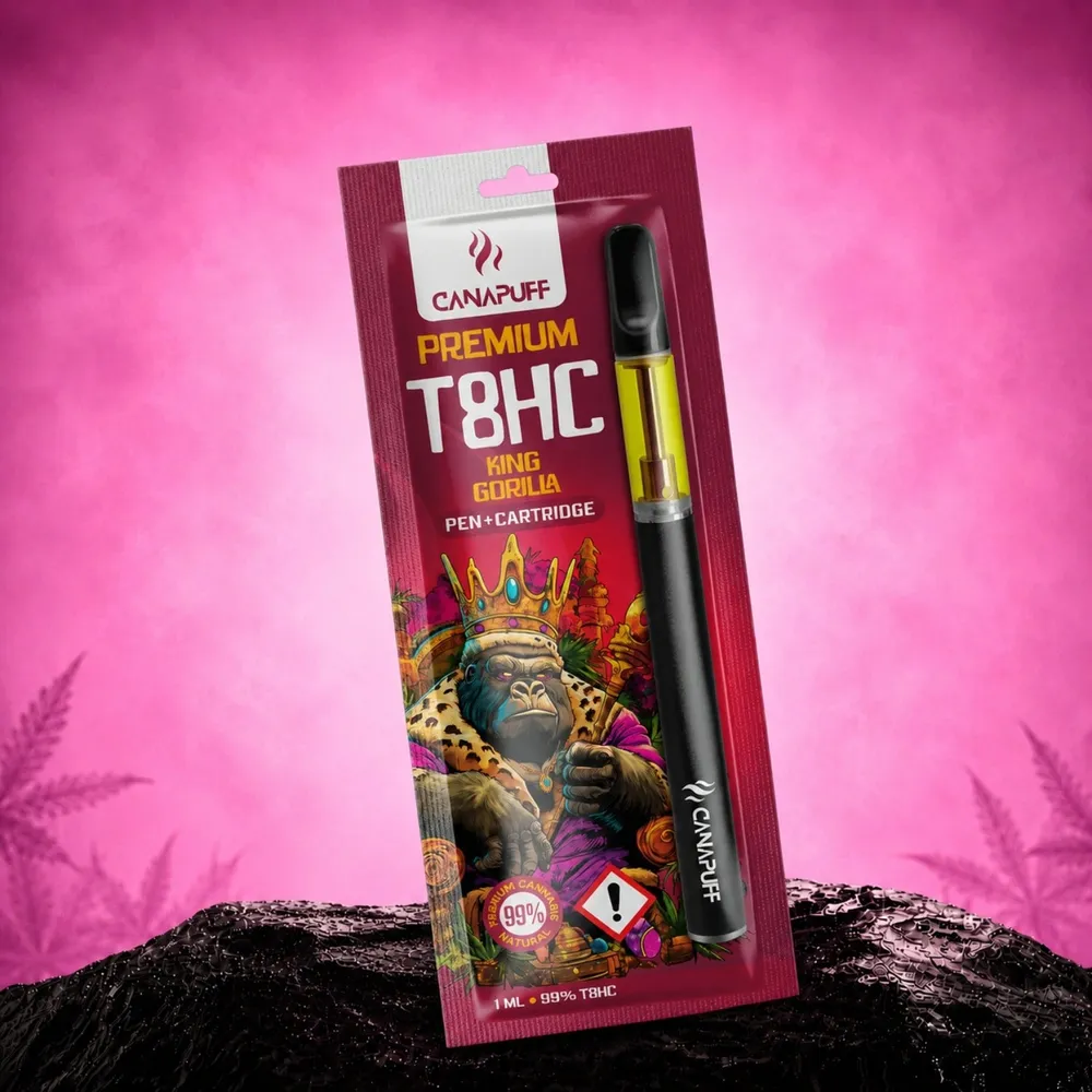 T8HC pen + cartridge King Gorilla 99%