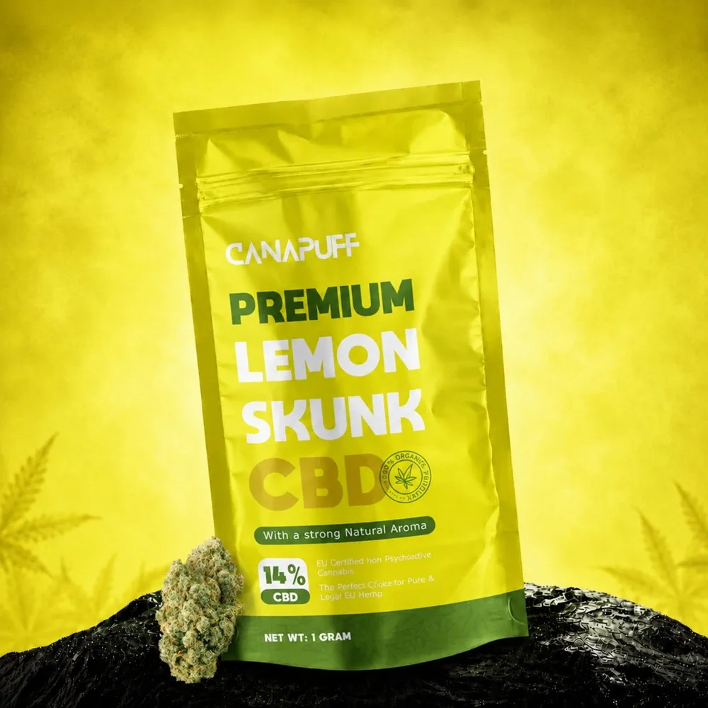 CBD květy Lemon Skunk 14%