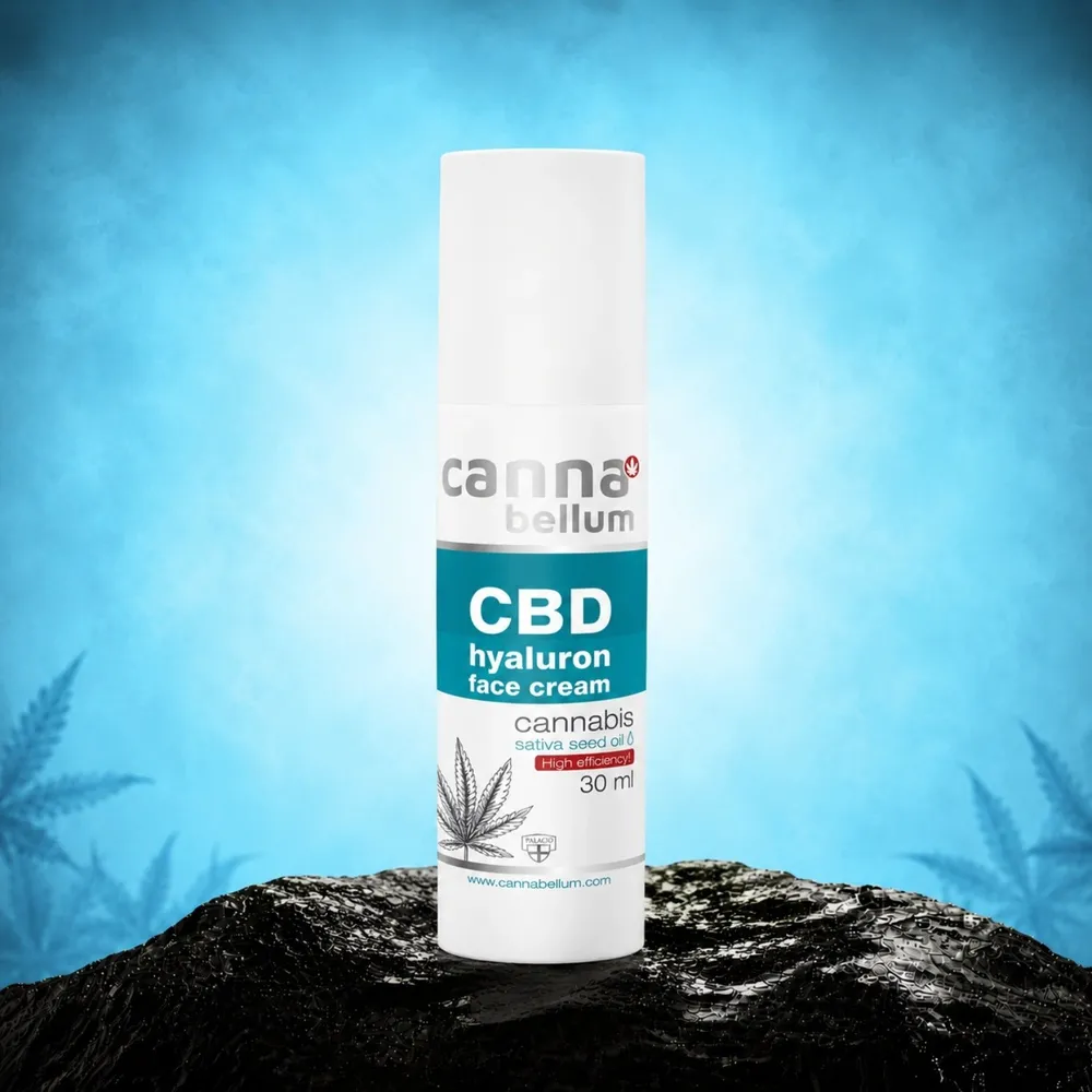 Cannabellum CBD pleťový krém s kyselinou hyaluronovou 30ml - Palacio