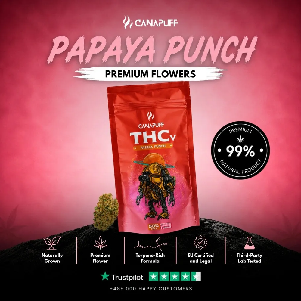 THCv květy Papaya Punch 50%