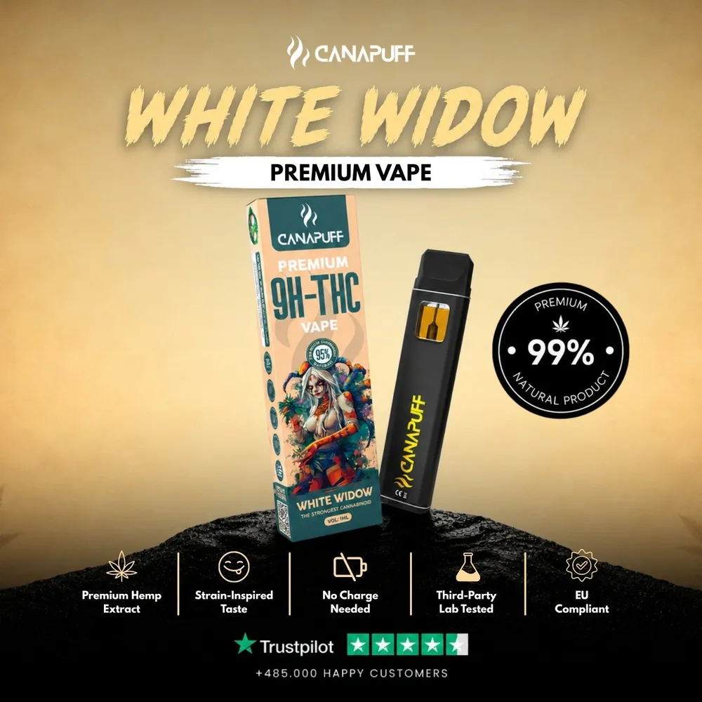 9H-THC vape White Widow 95% 1 ml