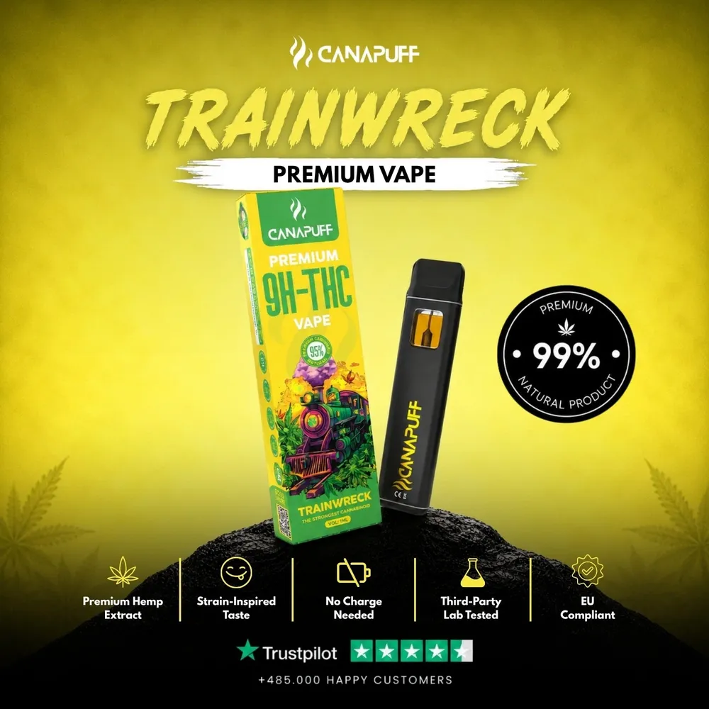 9H-THC vape Trainwreck 95% 1 ml