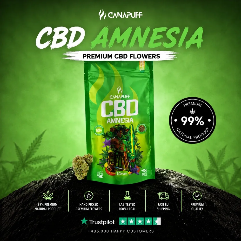 CBD květy Amnesia 69%