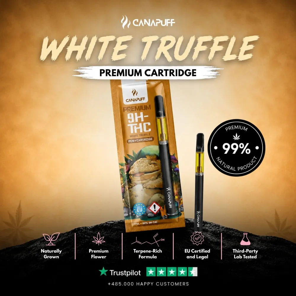 9H-THC pen + cartridge White Truffle 95%