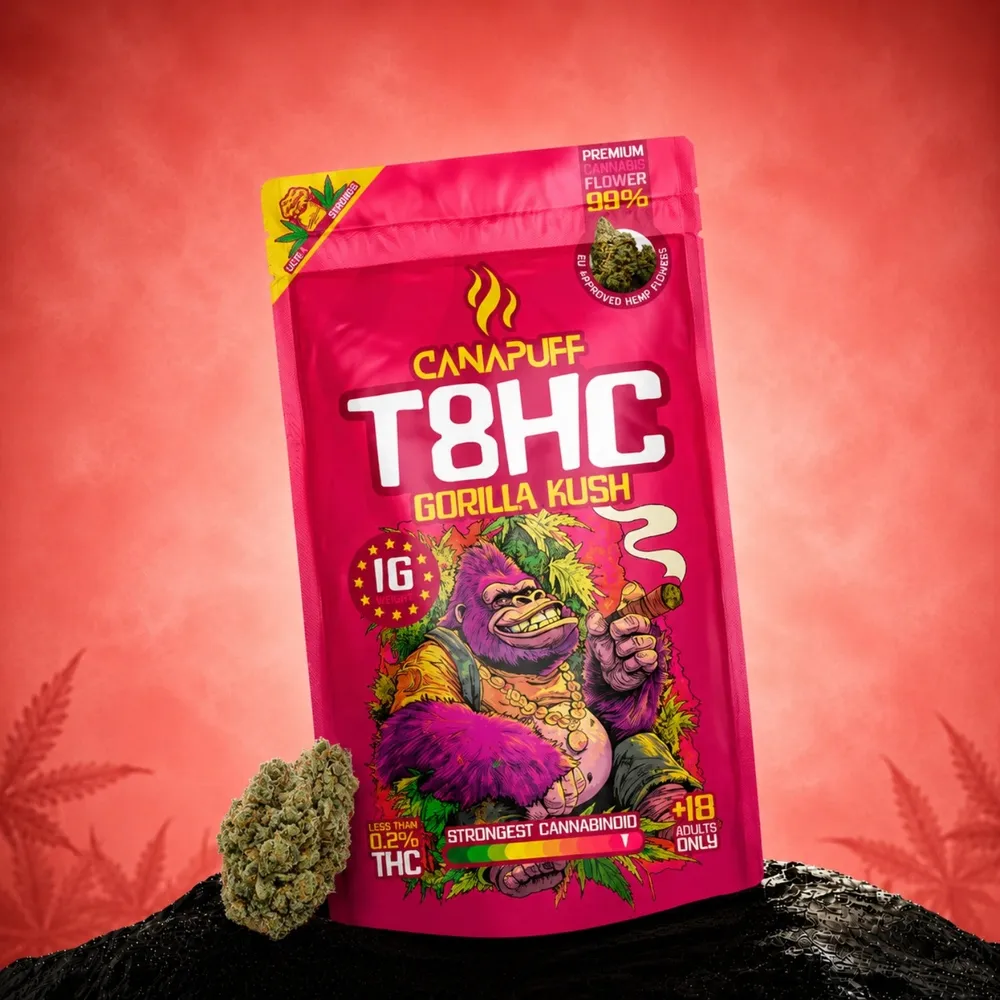T8HC květy Gorilla Kush 99%