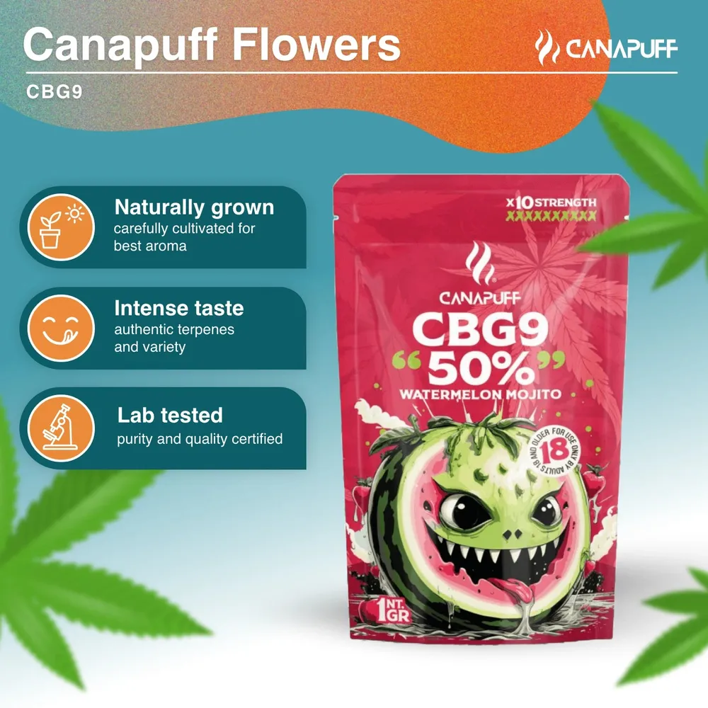 CBG9 květy Watermelon Mojito 50%
