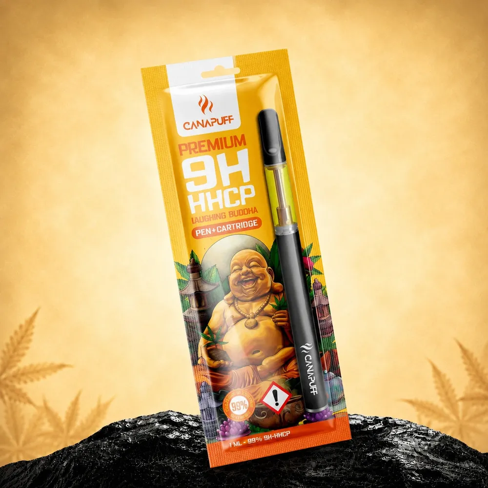 9H-HHCP pen + cartridge Laughing Buddha 99%