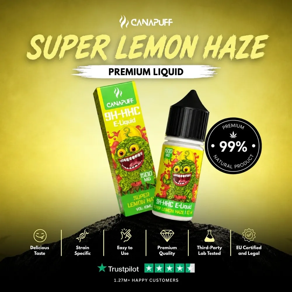 9H-HHC liquid Super Lemon Haze 1500 mg