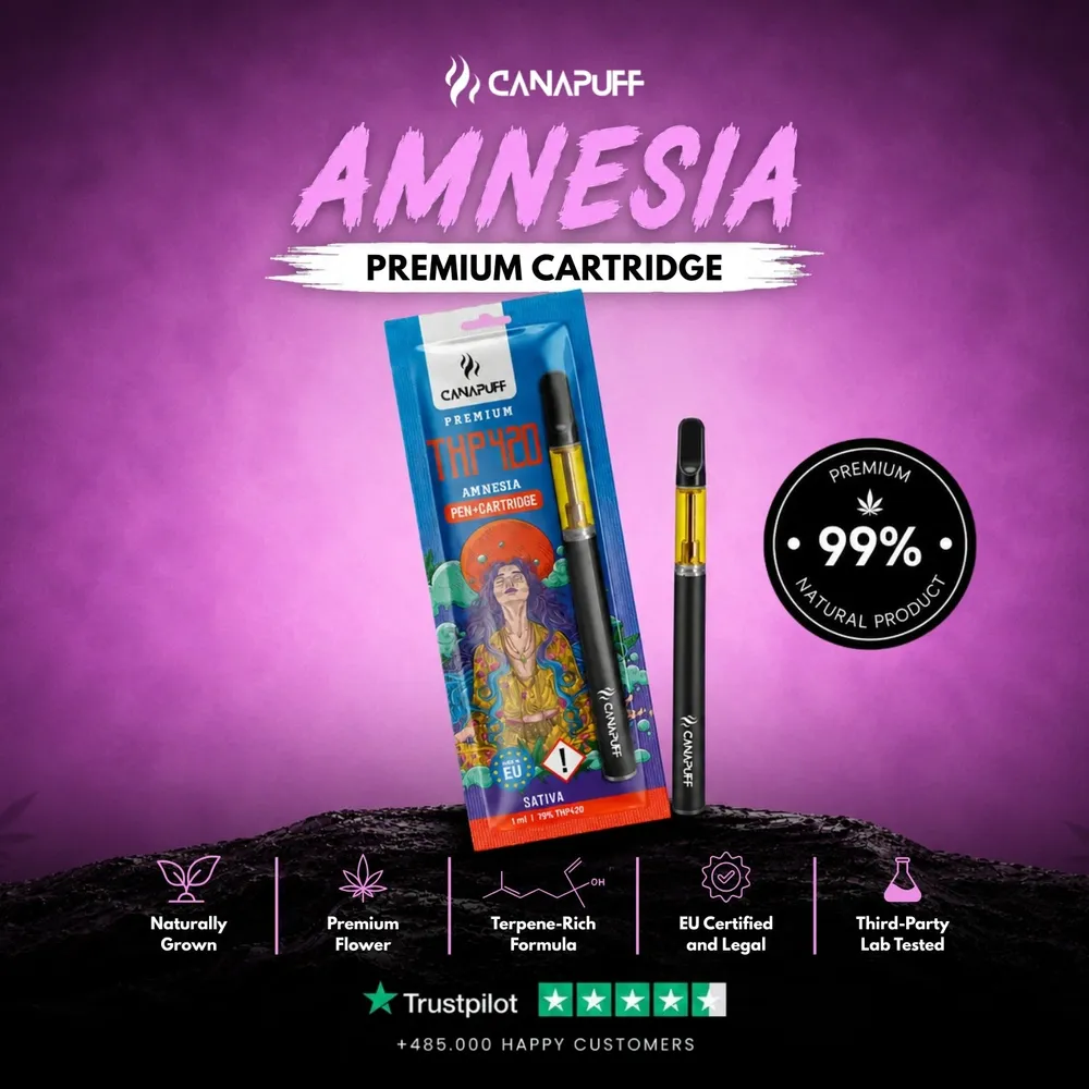 THP420 pen + cartridge Amnesia 79%