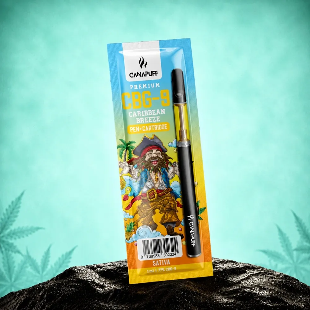 CBG9 pen + cartridge Caribbean Breeze 79%