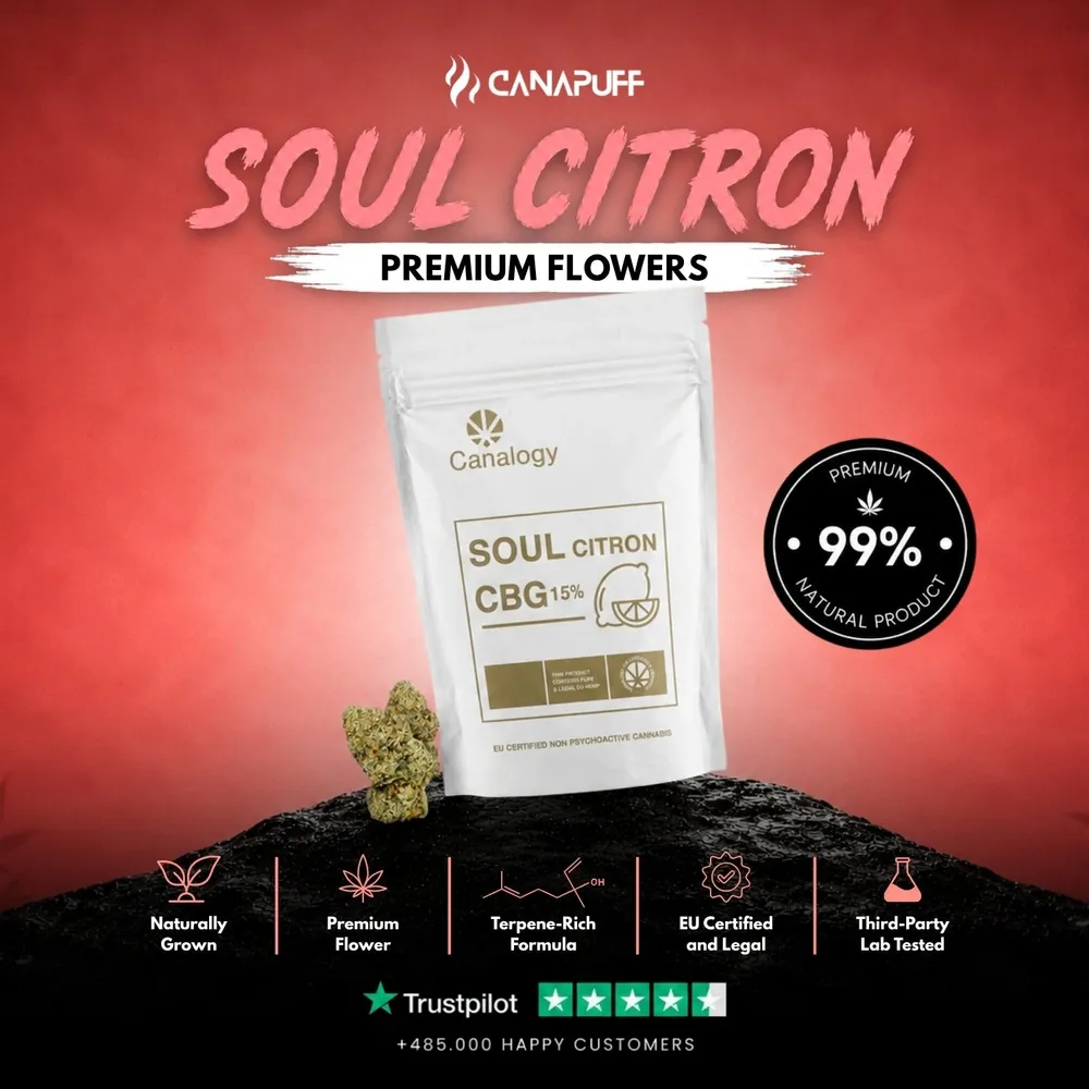 CBG květy Citron Soul 15%