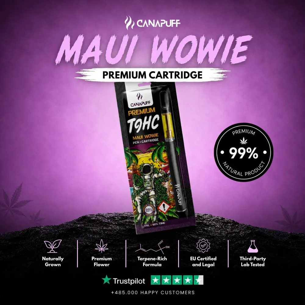 T9HC pen + cartridge Maui Wowie 99%