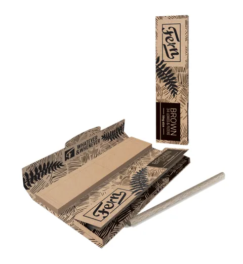 Sada Rolling Papers + Filtres Fern King Size