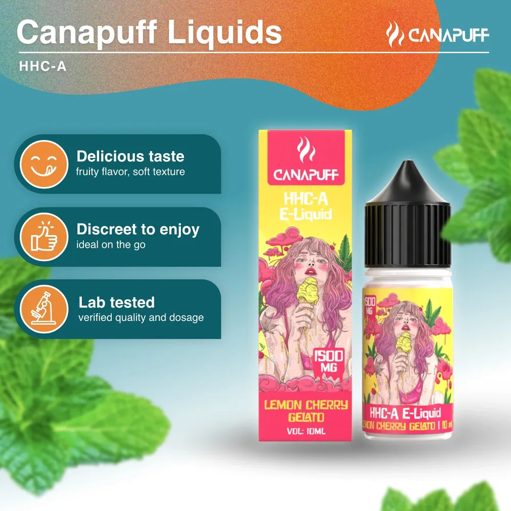 HHC-A liquid Lemon Cherry Gelato 1500 mg
