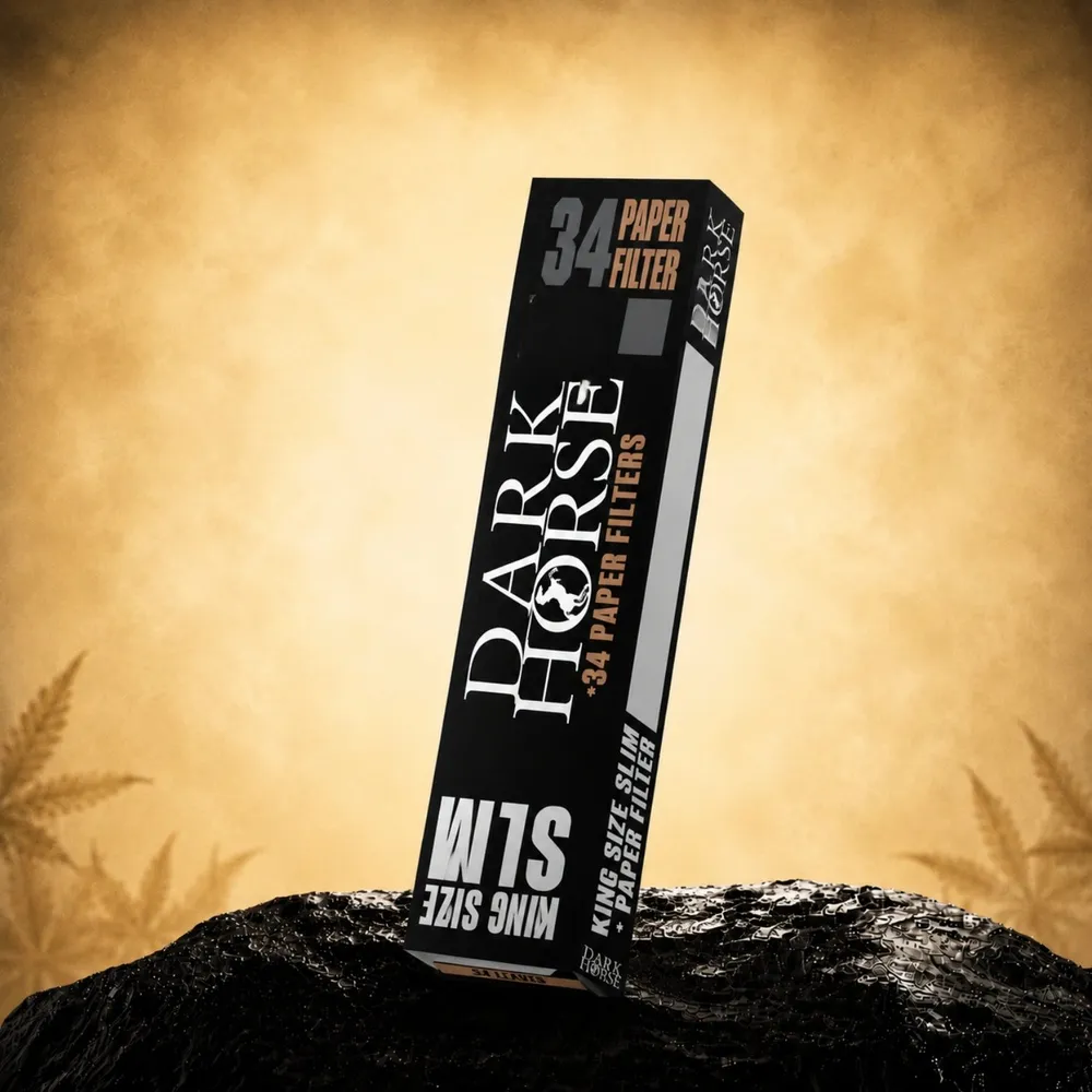 Sada Rolling Papers + Filtres Dark Horse King Size