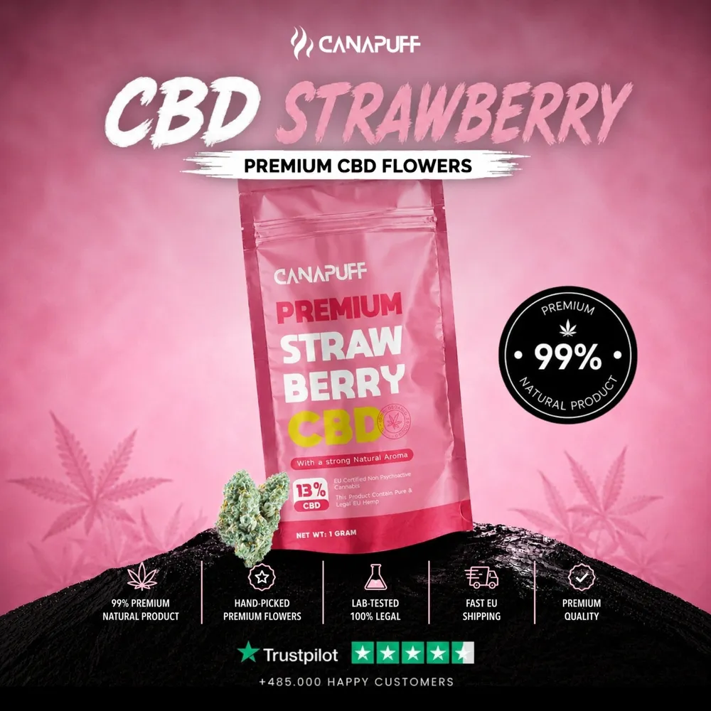 CBD květy Strawberry 13%