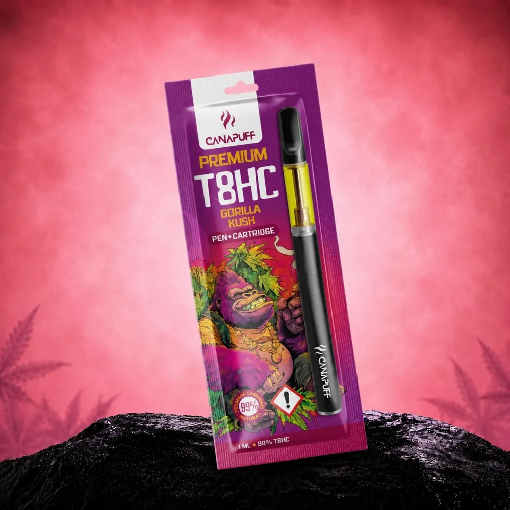 T8HC pen + cartridge Gorilla Kush 99%