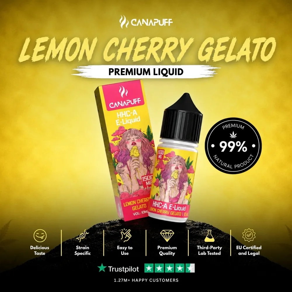 HHC-A liquid Lemon Cherry Gelato 1500 mg
