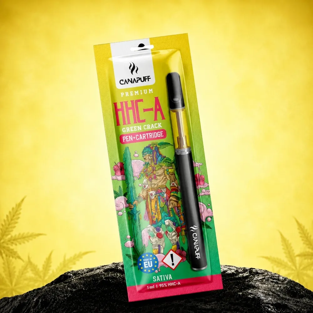 HHC-A pen + cartridge Green Crack 95%