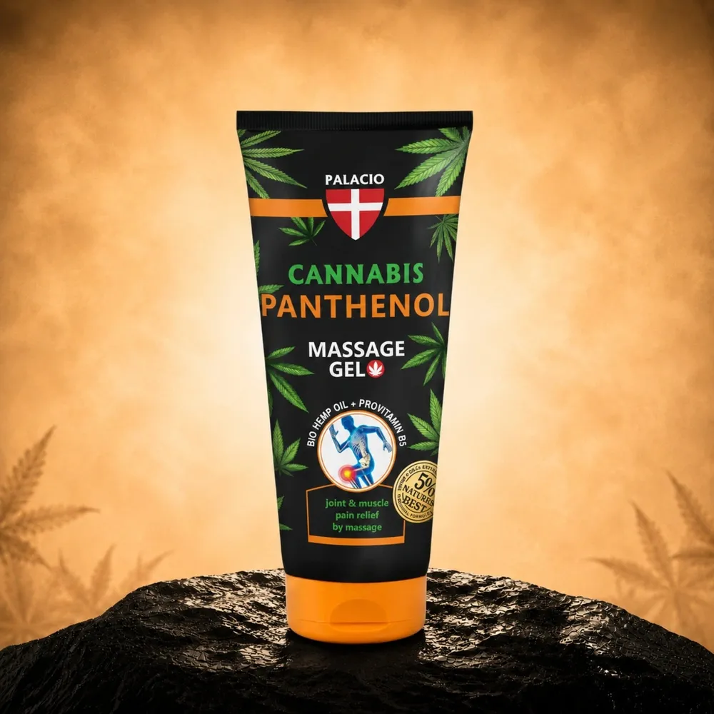 Palacio Konopný masážní gel s panthenolem 200ml