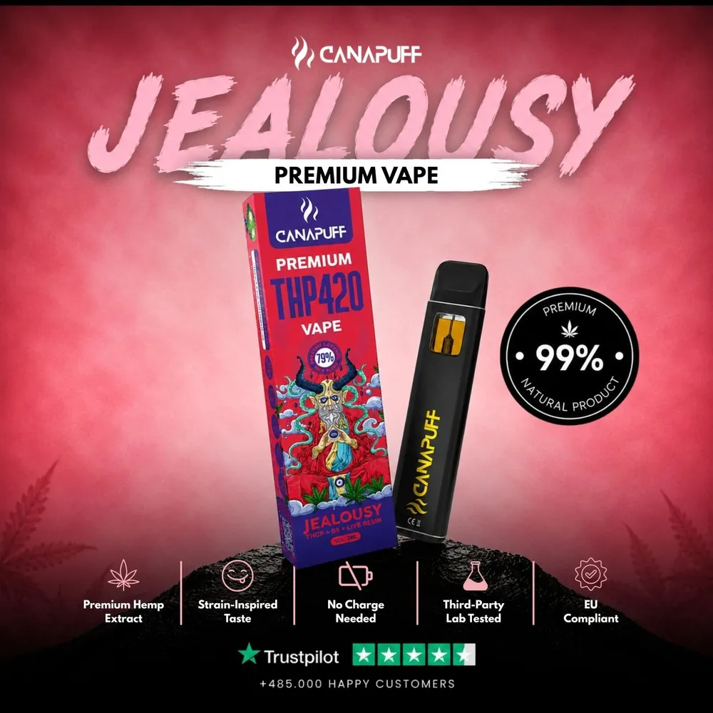 THP420 vape Jealousy 79% 1 ml