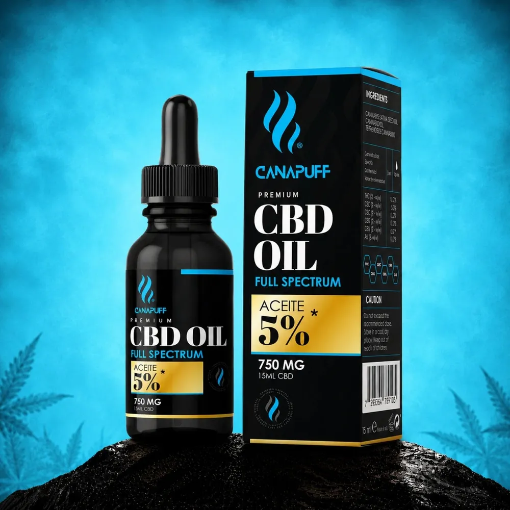 CBD plnospektrální olej 5% 15 ml
