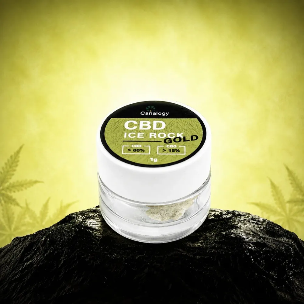 CBD IceRock Zlato 60% CBD, 15% CBG