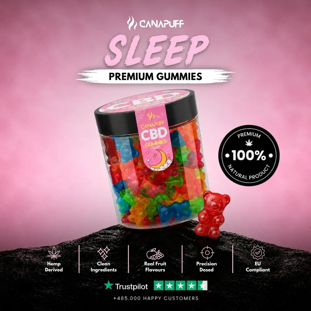 CBD gummies – bylinková příchuť