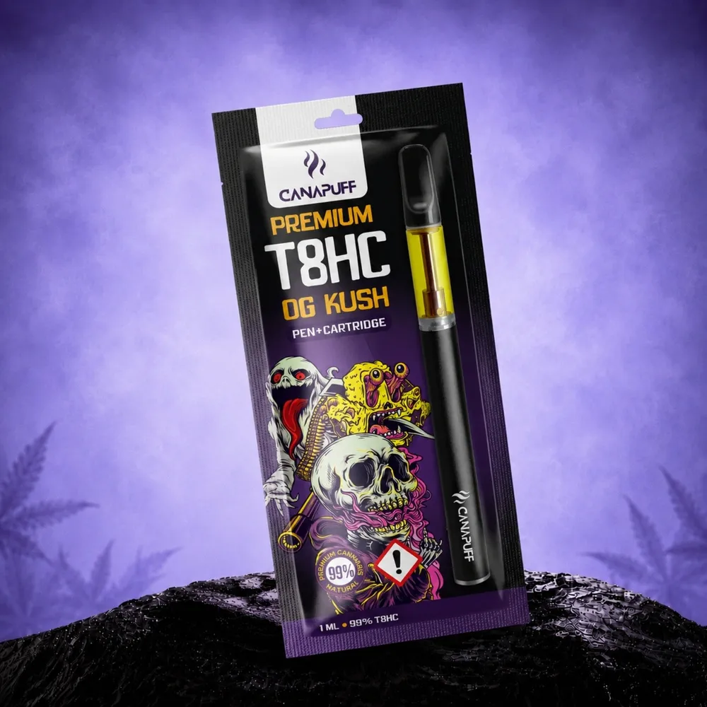 T8HC pen + cartridge OG Kush 99%