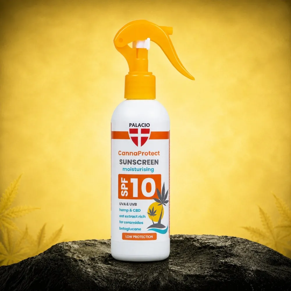 Canna Protect Opalovací mléko SPF 10 s konopím 200ml Palacio