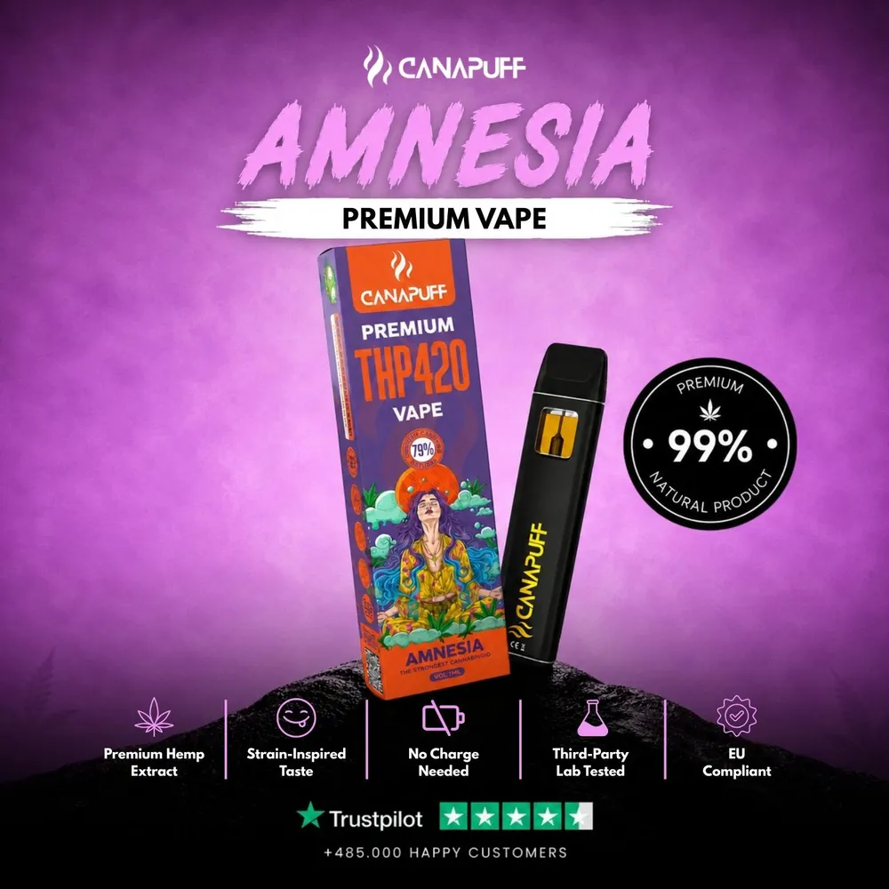 THP420 vape Amnesia 79% 1 ml