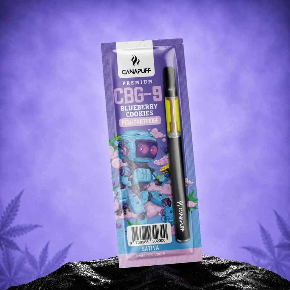 CBG9 pen + cartridge Blueberry Cookies 79%
