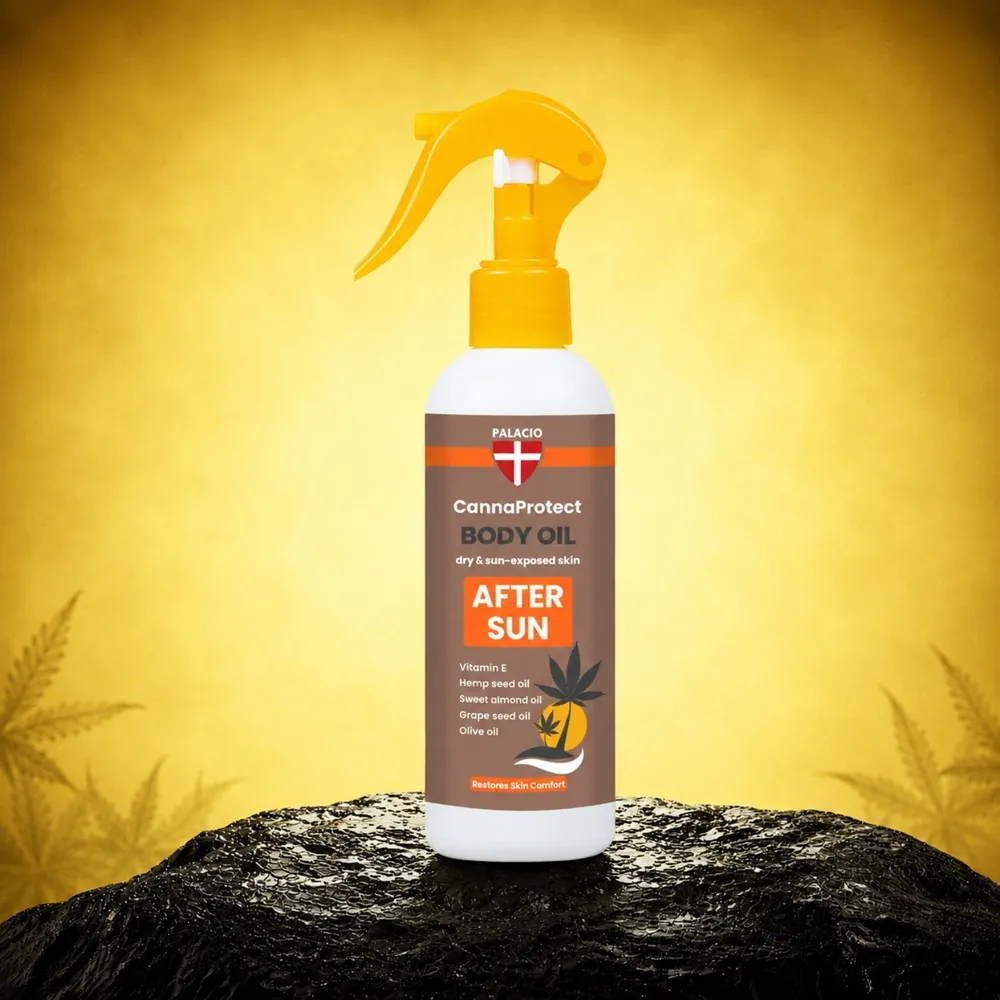 CannaProtect - Tělový olej po opalování s konopím 150ml - Palacio