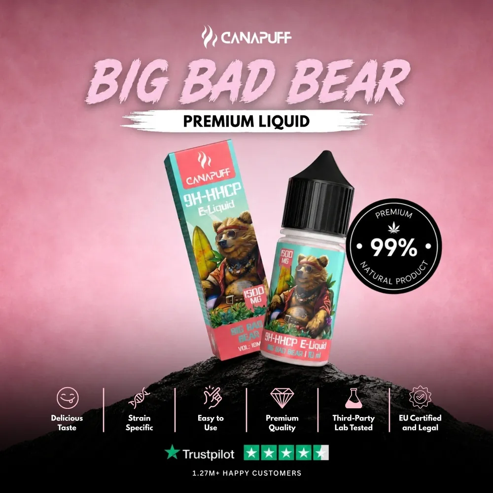 9H-HHCP liquid Big Bad Bear 1500 mg