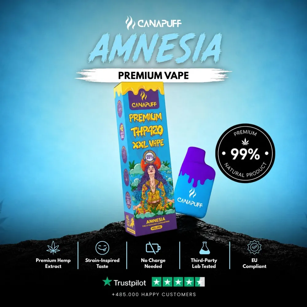THP420 XXL vape Amnesia 99% 2 ml