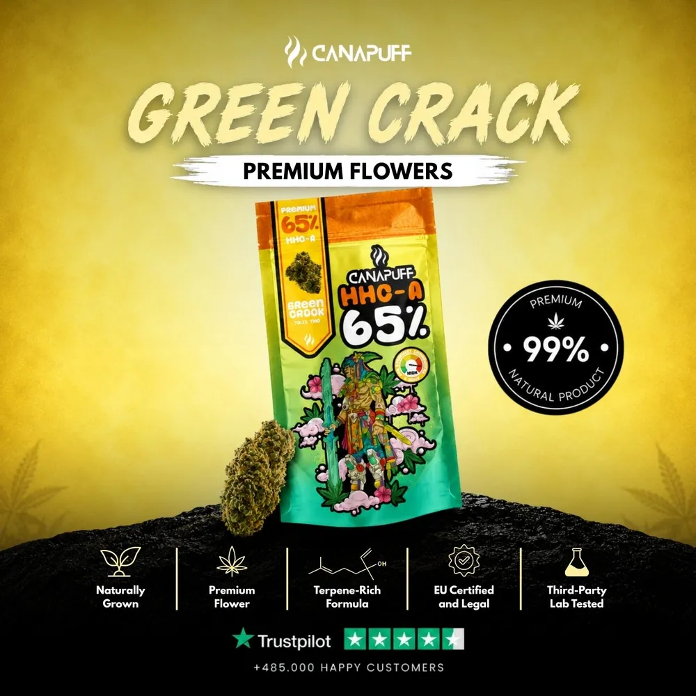 HHC-A květy Green Crack 65%
