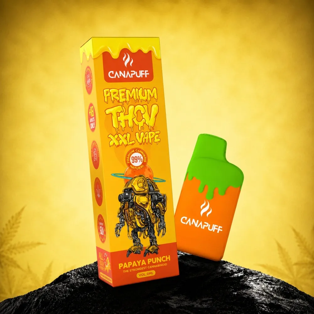 THCv XXL vape Papaya Punch 99% 2 ml