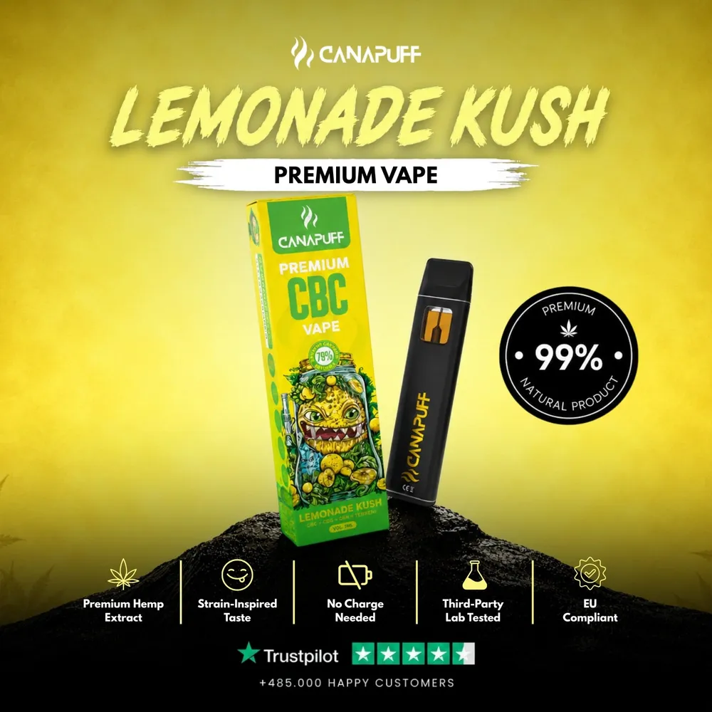 CBC vape Lemonade Kush 79% 1 ml